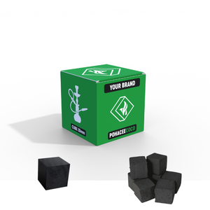 Briqueta de Cachimba de carbón Shisha Natural de larga combustión de calidad superior hecha 100% carbón de cáscara de coco Natural OEM Etiqueta Privada - Product Image 1