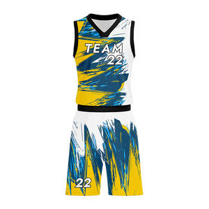 Uniforme de basket-ball sur mesure, design de haute qualité, sublimation, maillot de basket-ball tendance, uniformes de basket-ball de haute qualité - Product Image 5