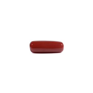 Natural Faceted Red Coral Loose Gemstone 7.5 Carat 6mm for Fine Jewelry - Product Image 3