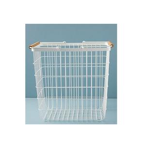 Panier à linge en fer thermolaqué pour une protection contre la rouille et une utilisation durable avec une surface lisse - Product Image 1