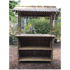 Pergola/Gazebo écologique en bambou avec toits en chaume, fabriqué à la main au Vietnam - Product Image 4