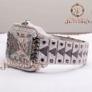 Reloj de Lujo con Diamantes Moissanite, Estilo Hip Hop, Completamente Cubierto de Piedras, para Fiestas, Bodas, Eventos Nocturnos y Moda Premium - Product Image 2