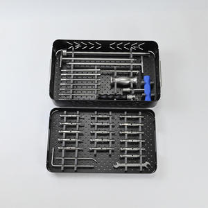 Ensemble d'instruments chirurgicaux orthopédiques pour la colonne vertébrale en acier inoxydable, système de cage PLIF Peek manuel réutilisable, qualité médicale, certifié CE par Dentavex - Product Image 5