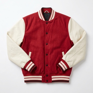 Chaqueta Varsity Casual para Hombre, Cálida, Transpirable, de Alta Calidad, con Logotipo Personalizado - Product Image 5