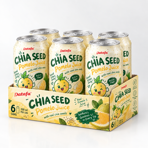 น้ำส้มโอผสมเมล็ดเจียแท้ ดื่มง่าย บรรจุขวด 320 มล. อุดมด้วยไฟเบอร์ - Product Image 3