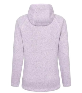 Chaqueta de Forro Polar con Capucha para Mujer, Manga Larga, Color Sólido, Cierre de Cremallera, Ligera, Transpirable, para Otoño, Corte Regular - Product Image 2