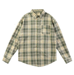 Camisa a cuadros versátil para hombre, de manga larga, para usar en todas las estaciones, para aventuras al aire libre, para uso casual en la oficina. - Product Image 3