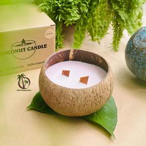 Handmade Coconut Wax <b>Candle</b> with Many Flavors for Holiday and <b>Easter</b> Decorations Made in Vietnam - Product Image 3
