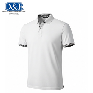 T-shirt décontracté pour homme, modèle malaisien OEM, en coton, à manches courtes, coupe classique, col rond, teint en pièce, anti-boulochage, idéal pour l'été – Meilleure vente - Product Image 1