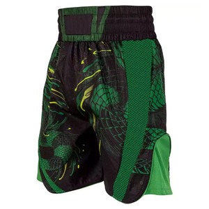 Shorts MMA pour hommes rouge et noir, impression par sublimation, séchage rapide, coupe classique, vêtements de sport - Product Image 5