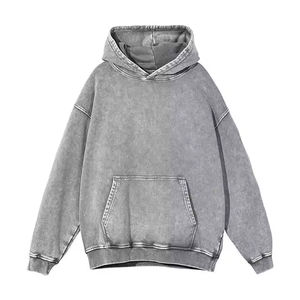 Nouveau Hoodie Homme Délavé à l'Acide 2026 – Meilleure Vente, Couleur Personnalisable, Style Streetwear – Vente en Gros - Product Image 2