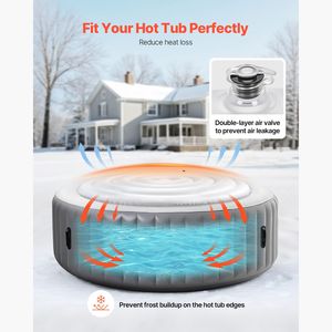 Copertura Isolante per Spa da 1,65 m, Impermeabile, Protezione per Vasca Idromassaggio Gonfiabile, Coperture e Avvolgitori per Piscina - Product Image 5