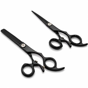 Kit de ciseaux de coiffeur avec logo personnalisé, ciseaux de précision pour la coupe et la texturisation, pour salon de beauté - Product Image 2
