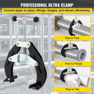 Morsetto Ultra Resistente da 2 a 6 Pollici con Design a Vite a Sgancio Rapido, Strumento di Allineamento Tubi in Acciaio Inossidabile Leggero B - Product Image 2