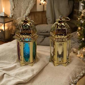 Lanterne suspendue style or marocain Boho Lumières décoratives élégantes pour le jardin et la maison - Product Image 4