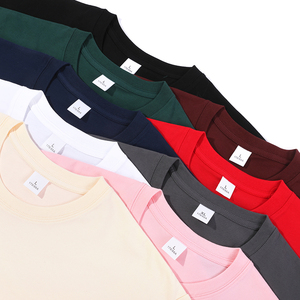 เสื้อยืดแขนสั้นคอตตอนถักน้ำหนัก 220 กรัม ทรงปกติ สกรีนโลโก้ตามสั่ง ขายส่ง สำหรับผู้หญิงและผู้ชาย - Product Image 5