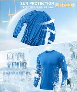 Camisetas de Manga Larga de Alta Calidad para Hombre, Protección Solar UV UPF 50+, Absorción de Humedad - Product Image 2