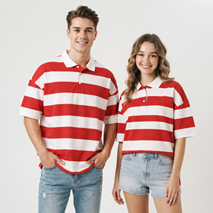 เสื้อพรีเมียมแบบยูนิเซ็กซ์ ปรับแต่งได้ ผลิตจากโพลีเอสเตอร์ถัก 100% เป็นมิตรกับสิ่งแวดล้อม ระบายอากาศได้ดี คุณภาพสูง สำหรับงานทางการ แห้งเร็ว ปักลายได้ - Product Image 1