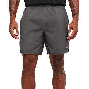 Pantalones Cortos Deportivos Híbridos para Hombre, Diseño Gráfico, 7 Pulgadas, Corte Ajustado, Ligeros, para Entrenamiento, Gimnasio, Fitness, Color Gris Ónix - Product Image 1