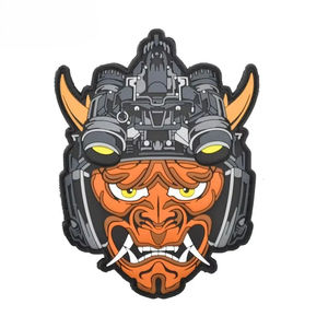 Custom Premium Soft PVC Rubber Brand Patch with <b>Velcro</b> Hook Backing for Uniforms Hoodies Jackets Backpacks Hats and Outdoor - Product Image 3