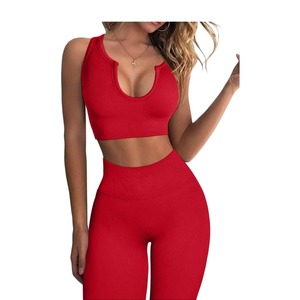 Custom Wholesale Women Crew <b>Neck</b> Plus Size Sports Bra Crop Tank Top <b>Padded</b> Yoga Gym Workout Fitness Activewear Washed - Product Image 2