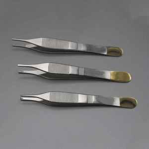 Pinces chirurgicales Adson en acier inoxydable réutilisables de haute qualité, certifiées CE, instrument médical de classe I, garantie de 2 ans, CHIRURGICAL - Product Image 2