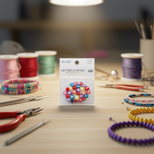 Perline a Cuore in Argilla Polimerica Ilan 5x9mm 20pz Multicolore per Creazione di Gioielli - Product Image 2