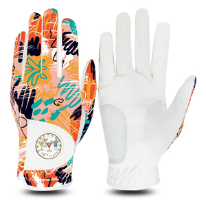 Gants de golf en cuir Cabretta personnalisés de haute qualité, antidérapants, pour hommes et femmes - Product Image 3