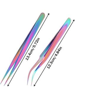 Pinzas de Alta Calidad para Extensiones de Pestañas con Logotipo Personalizado, Pinzas para Pestañas de Diseño Superior - Product Image 2