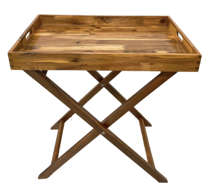 Bandeja plegable de madera de lujo, color natural original, precio razonable, estándar internacional, cocina, sala de estar, uso, novedad - Product Image 1