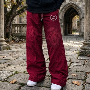 Nylon Baggy <b>Trouser</b> <b>Lightweight</b> Performance Bottoms Designed For Outdoor Adventures <b>Walking</b> Training And Modern Everyday Fashion - Product Image 1