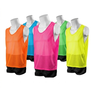 Chalecos de Fútbol Personalizados Transpirables, Ropa de Entrenamiento, Petos de Fútbol para Correr, 100% Poliéster, Unisex, Adulto, Disponibles en Stock - Product Image 5