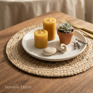 Handwoven Brown Jute Cotton Dori <b>Table</b> <b>Mat</b> Large Size Handmade Eco-Friendly <b>Round</b> Dining Placemat for Home Hotel Use Bulk Supply - Product Image 4