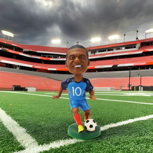 Personalizable jugador de fútbol Bobblehead estatuilla resina artesanía regalo escultura decorativa figuritas Bobblehead resina <span class=keywords><strong>Gif</strong></span> figuritas - Product Image 6