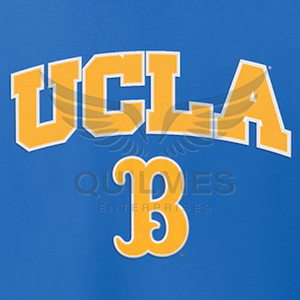 เสื้อสเวตเชิ้ตคอกลมแบบสั่งทำขายส่ง ยี่ห้อ Bruins พร้อมบริการพิมพ์โลโก้และปักลาย OEM ผ้าฝ้ายฟลีซสีน้ำเงิน เสื้อสเวตเชิ้ตแบบ unisex สำหรับวิทยาลัย - Product Image 5