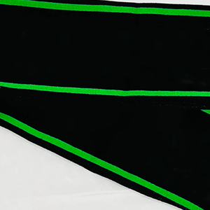 Ensemble bonnet et écharpe côtelés double couche AKA Sorority Premium pour femme, hiver, bord plié long, brodé, acrylique, chaud et extensible - Product Image 5