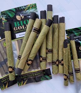 Conos de hoja de palma vegana verde brillante Envolturas y tubos Conos de hoja de palma enrollados a mano Rollos en tamaño personalizado 4 Conos de hoja de palma de EE. UU. - Product Image 1