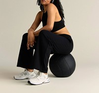 Nouveauté : Pantalon de survêtement femme en molleton 100% coton, coupe oversize, avec cordon de serrage, jambe large, personnalisable, pour l'hiver, vente en gros