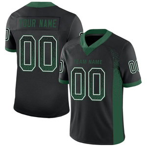 Latets Design Customize Team <b>Name</b> Short Sleeve Printed American Football Jersey 100% Polyester Breathable Moisture-Wicking Quick - Product Image 2