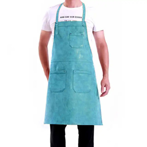 Welding <b>Apron</b> Flame Retardant Fireproof Drilled Cotton Fabric CE Certified Breathable Durable European Style Welder Protective - Product Image 5
