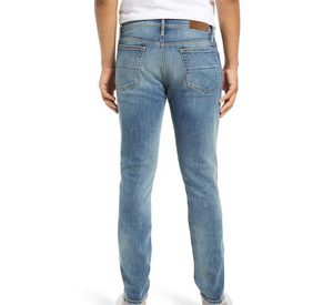 Jeans skinny en denim extensible 100% coton pour homme, pantalon évasé, nouvelle mode, design personnalisé, jean slim en denim - Product Image 5