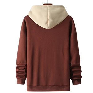 Winter Printed Jersey Hoodie with Stand Collar Zipper Newest Digital & Silk Screen Printing Solid Pattern Stand out Style - Product Image 6