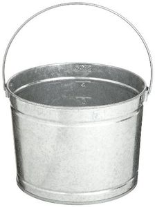 Multi Purpose Metal <b>Bucket</b> With Comfortable Handle For Water Carrying Gardening Cleaning <b>And</b> Home Storage Needs - Product Image 1
