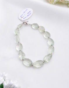 Ametyste verte naturelle facettée, pierres roulées fantaisie, pierre précieuse naturelle pour la création de bijoux fins - Product Image 2