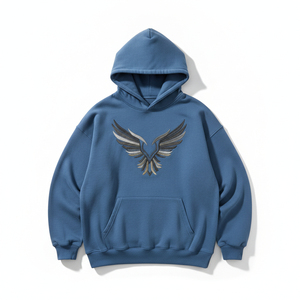 Sudadera con Capucha de Manga Larga para Hombre, de Primera Calidad, Bordada, 100% Algodón, Ligera, Transpirable, Personalizable, Antiarrugas, para Otoño - Product Image 1