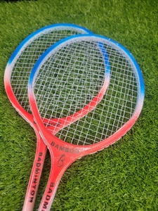 Unisex Customize All Sizes and <b>Colours</b> Wooden Badminton Racket Tennis With Gripy Soft Handle Hard Netting and Custom Logo - Product Image 4