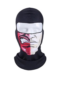 Pasamontañas Negro Completo con Estampado de Sonrisa, 100% Poliéster, Unisex, para Exteriores, Adulto, 56-58cm, Transpirable e Impermeable - Product Image 5