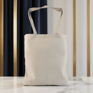 Customizable Yellow Calico Cotton Canvas Tote Bag Full Print Biodegradable Personalized Grocery Shopping Promotional <b>Handbag</b> Set - Product Image 4