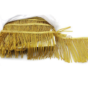 Frange en fil d'or OEM pour décoration de vêtements religieux, tailles personnalisées, franges en fil d'or de 6 cm pour uniformes - Product Image 4