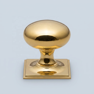 Pomo Clásico de Latón Bronceado para Muebles, Forma Ovalada, Tirador Duradero para Puertas de Cocina y Cajones, Acabado Mate - Product Image 3
